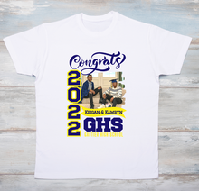 Load image into Gallery viewer, Congrats Graduation T-Shirt with Photo