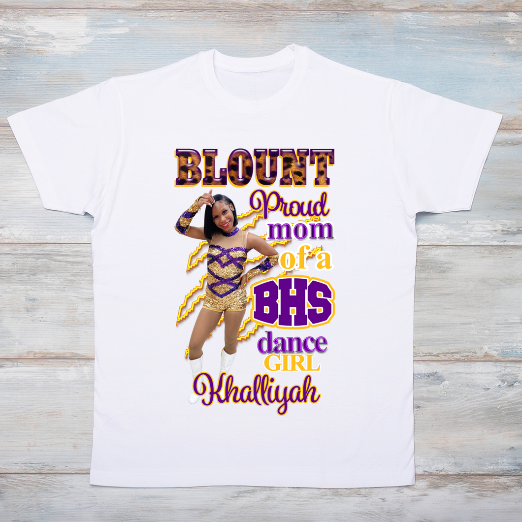 Proud Dance Mom  / Proud Cheer Mom Fan T-shirt
