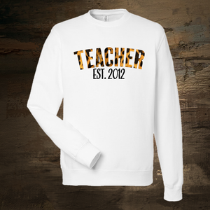 Teacher with Established Date T-Shirt