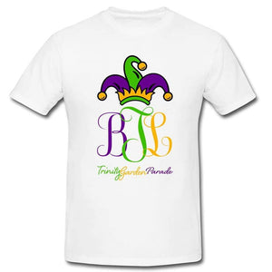 Mardi Gras T-Shirt - Monogram and Hat