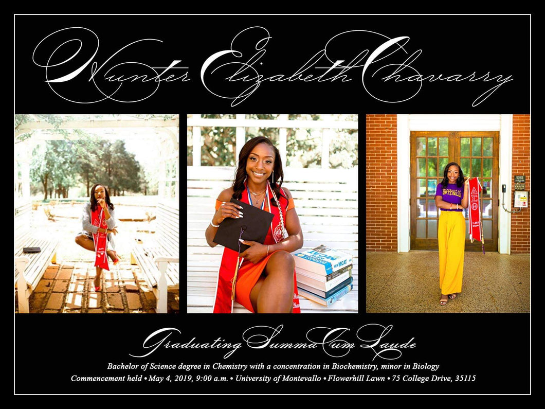 Graduation Invitation with Photos