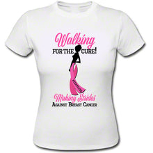 Load image into Gallery viewer, Walking for the cure Breast Cancer T-Shirt