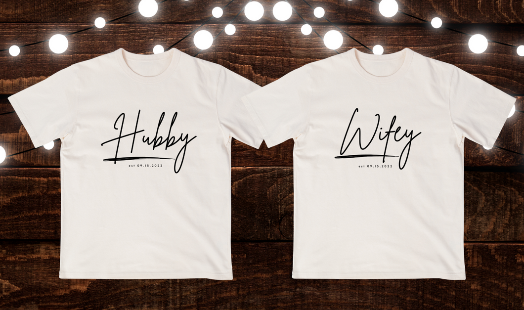 Wifey / Hubby T- Shirt