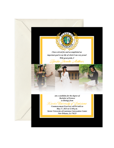 Graduation Invitation with Photos