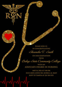 Nursing Graduation Invitation