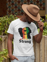 Load image into Gallery viewer, Black History - Fist, Our History is Strong T-Shirt