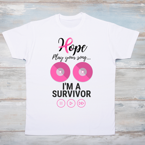 I'm a Survivor - Hope Breast Cancer T-Shirt