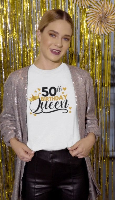 50th Birthday Queen T-Shirt