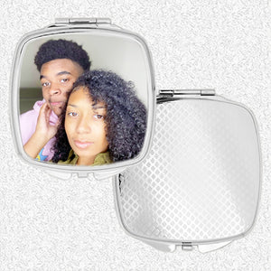 Compact Mirror with Photo