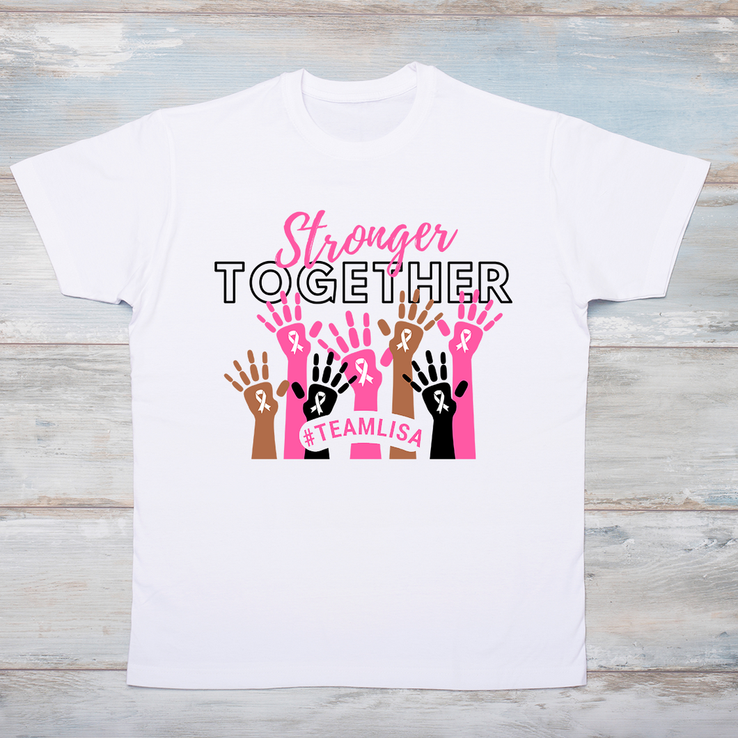 Stronger Together Breast Cancer T-Shirt