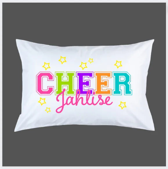 Cheer Pillowcase with Name