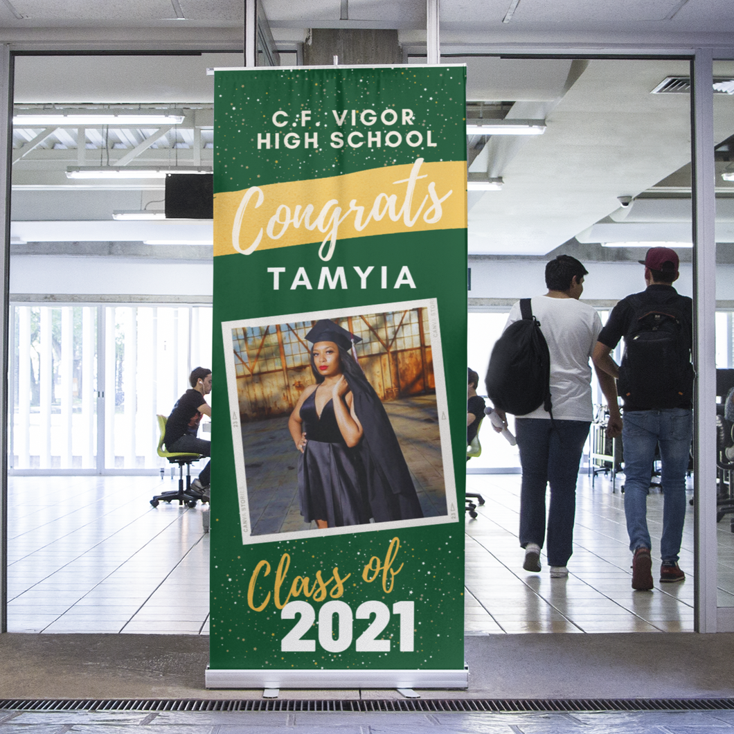 Graduate Retractable Banner - 33.5